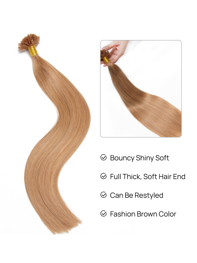 Nadula 1 Bundle 27 Honey Blonde Straight Indian Remy Human Hair Weave Extensions 100g 85$