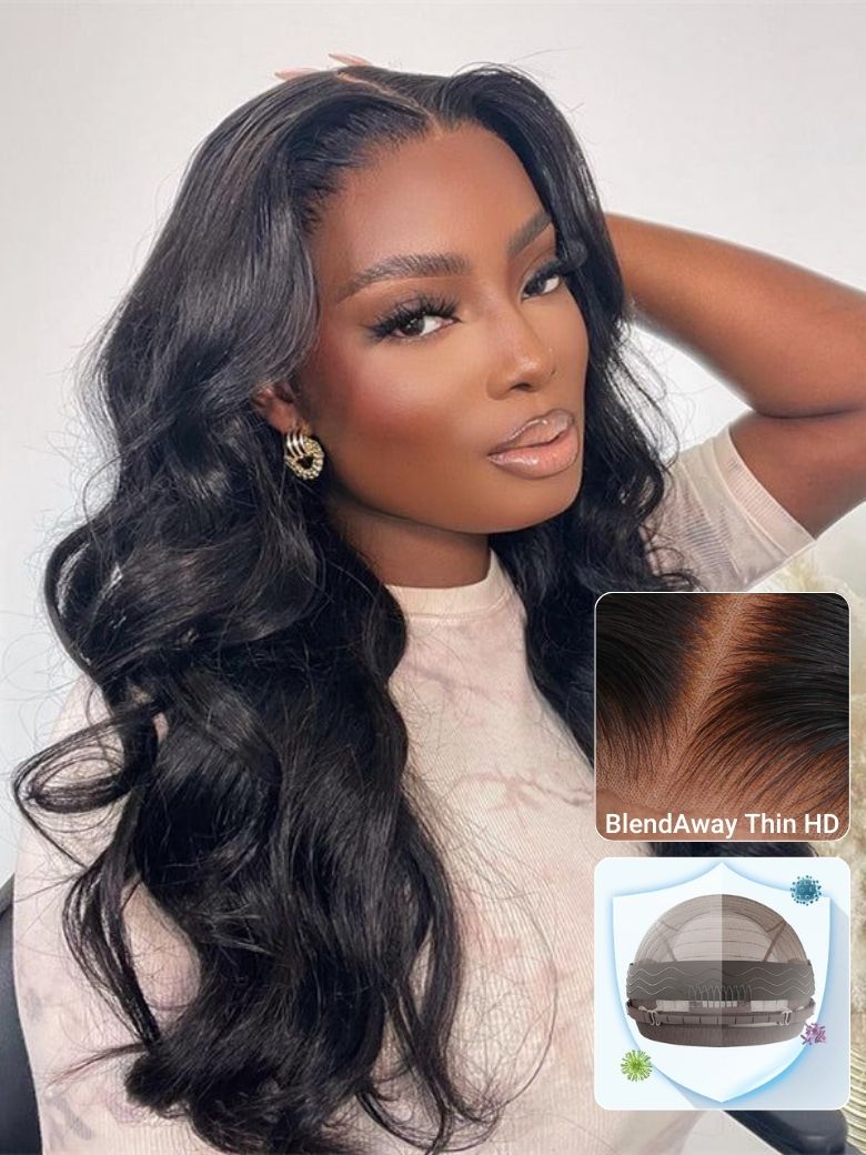 Nadula 5x5 HD BlendAway™ Glueless Wig Body Wave Human Hair Wig with Bleached Knots Match All Skin