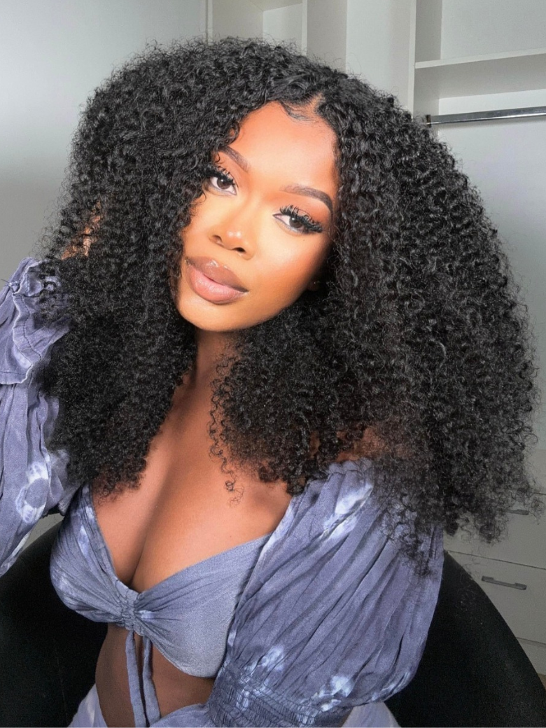 Nadula Clearance Sale Beginner Friendly U Part Human Hair Wigs Glueless Wigs 180% Density
