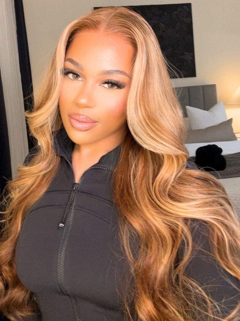 Nadula Bye Bye Knots Wig 2.0™ | 7X5 Invisible Knots Honey Blonde Highlight Body Wave Put And Go Wig