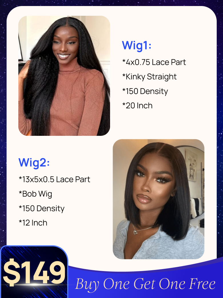 1492 Wigs Nadula 20 Inch 4x075 Lace Part Kinky Straight Wig And 13x5x05 12 Inch Bob Wig Black Friday 497$