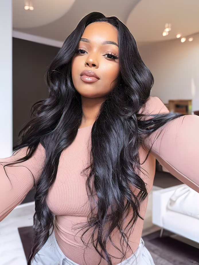 Nadula $100 Off Flash Sale Body Wave Wigs V Part Wig 13x5x0.5 Lace Part Wig and 7x5 Bye Bye Knots Pr