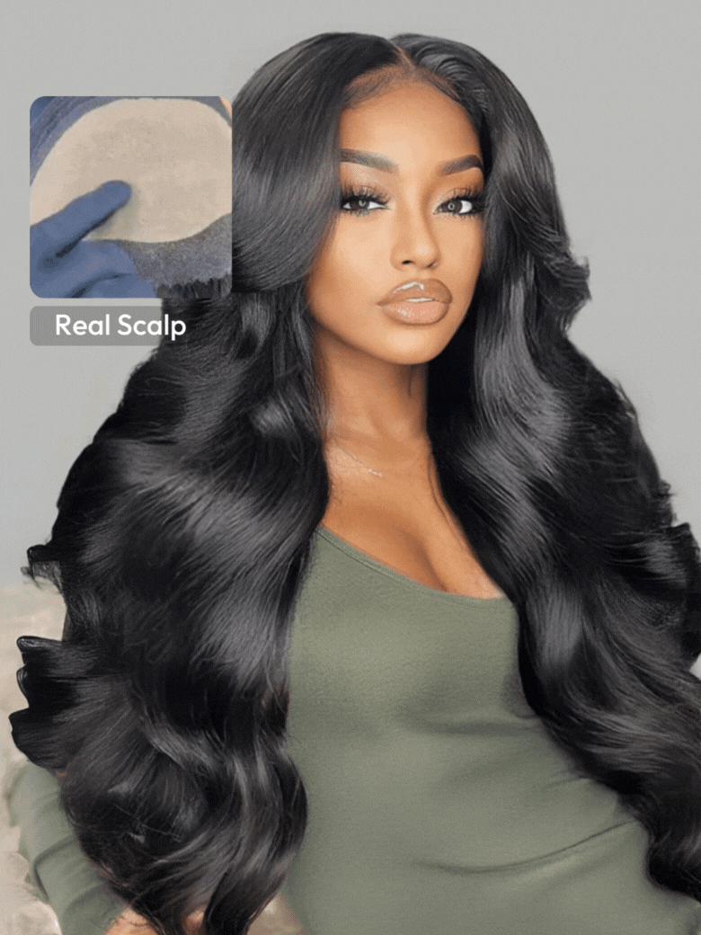 $100 Off Code: Save100 | Nadula 13x4 HD Real Scalp™ Lace Frontal Wig Skin-melt HD Lace 3D Body Wave