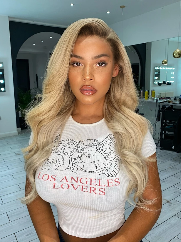 Nadula Flash Sale 613 Blonde Short Bob 13x4 Lace Frontal And Long Inches V Part Wigs 180 Density 263$