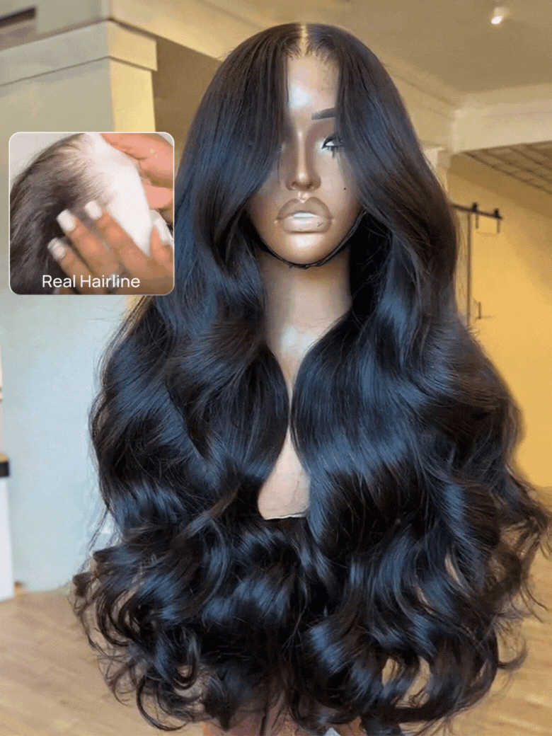 Nadula Bye Bye Knots 2.0™ 7x5 HD Lace Closure and 13x4 Pull and Go Body Wave Wig Pre Bleached Invisi
