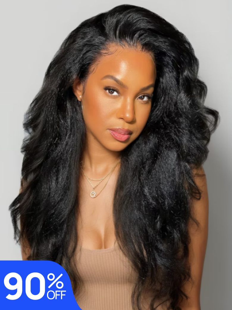 Nadula Flash Sale 4x075 T Part Lace Kinky Straight Hair And Kinky Curly Wig Human Hair Natural Looking 590$