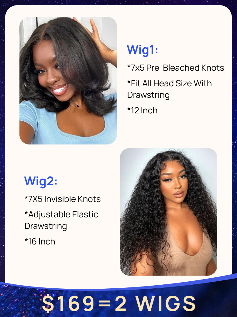 1692 Wigs Nadula 16 Inch 75 ByeBye Knots Water Wave Wig 12 Inch Yaki Straight Drawstring Wig 563$