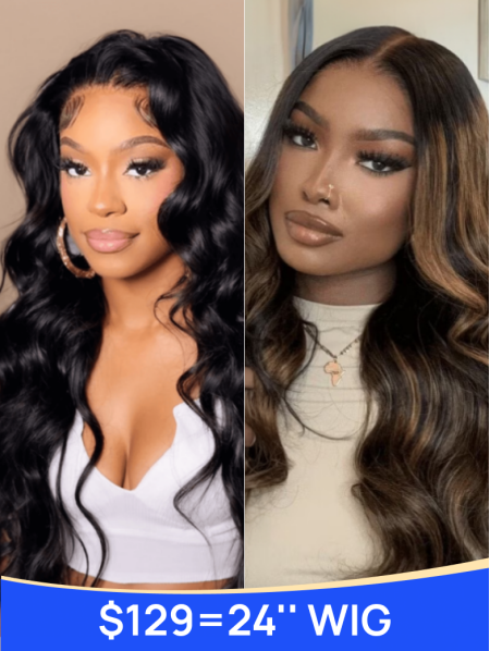 12924 Nadula Flash Sale 7x5 Byebye Knots Invisible Lace Balayage Highlight Body Wave And 6x45 Body Wave Hair Glueless Human Hair Wigs 430$