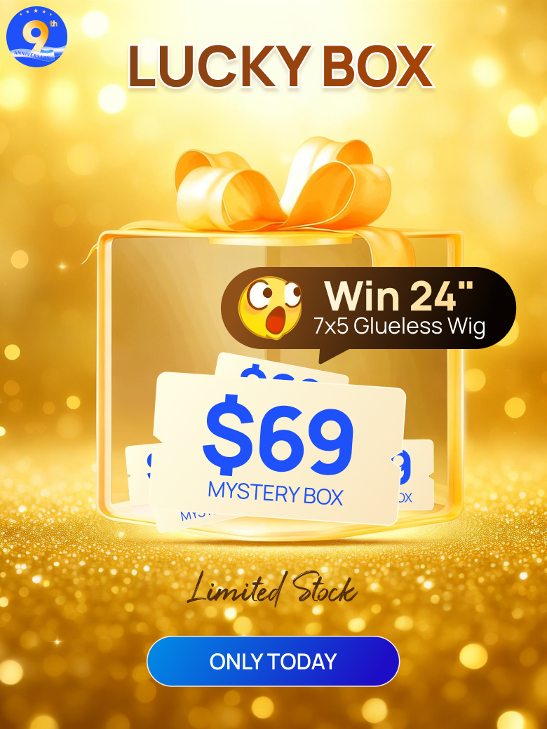 Nadula $79 Mystery Box Win 24 Inch Bye-Bye knots Wig Value $180-$350 Limited Stock