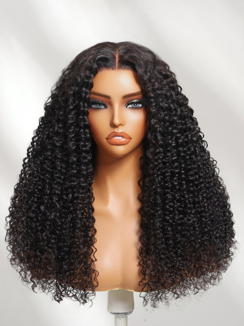Nadula 5x5 HD BlendAway™ Glueless Wig Kinky Curly Human Hair Wig with Bleached Knots Match All Skin