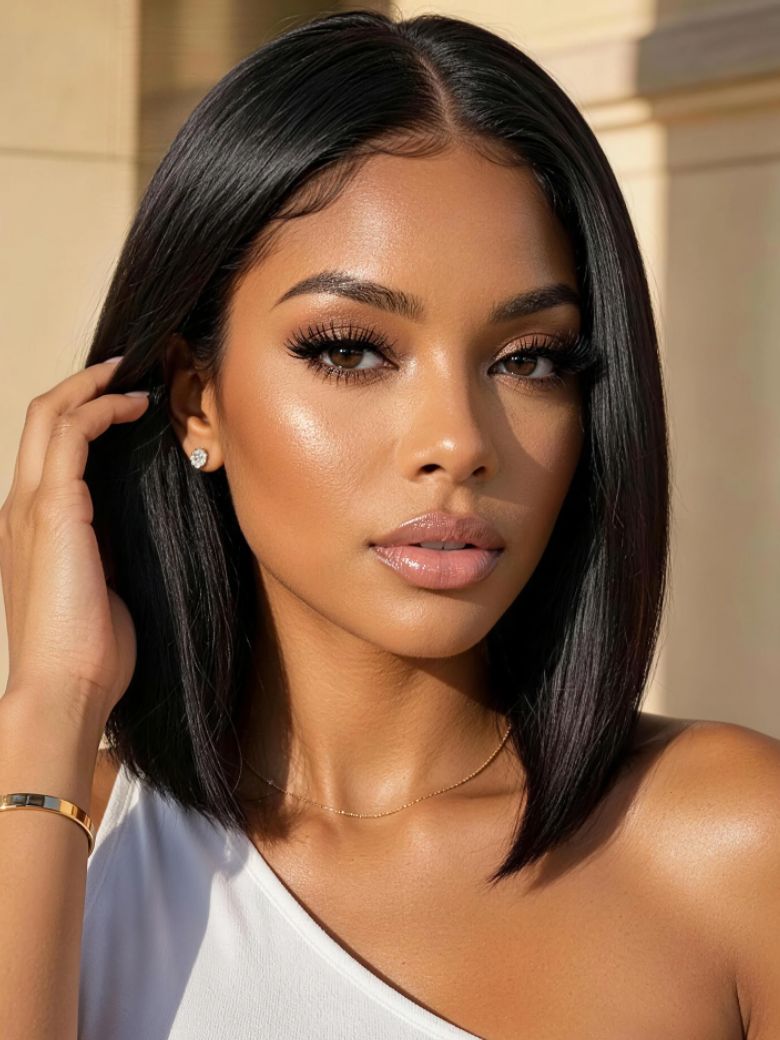 Nadula Flash Sale Yaki Straight Hair Wigs Beginner Friendly Glueless Wigs Put On And Go Natural Look