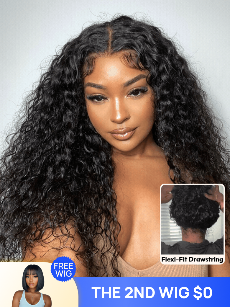 The 2nd Wig $0| Nadula 13x6 Bye Bye Knots Invisible Knots Water Wave with Babyhair Put On and Go Glu